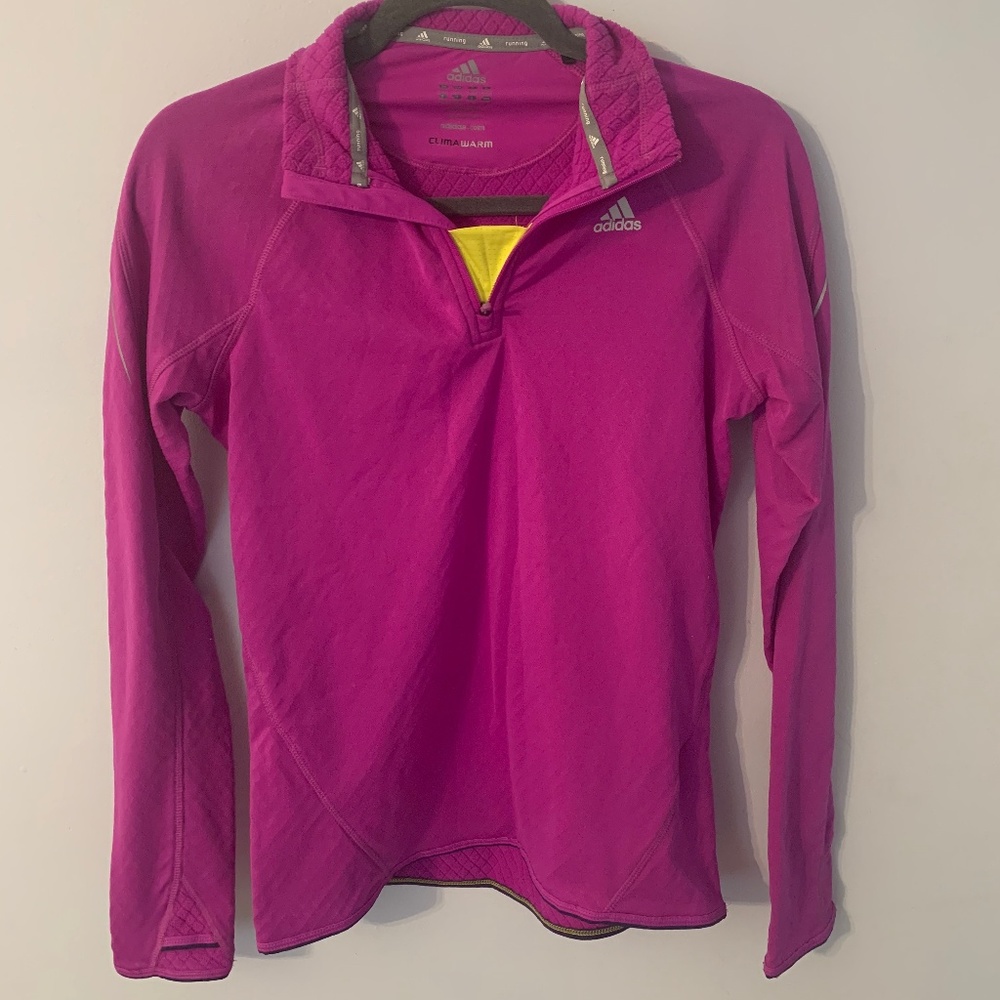 Adidas running fleece jacket